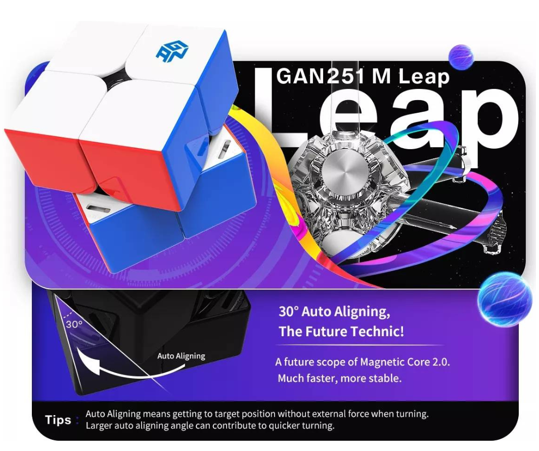 GAN 251 M LEAP | LEAP UV – Cube Jango