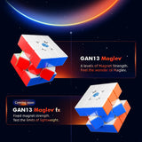 GAN 13 M MAGLEV UV 3X3 + Free Gan Lube Bundle